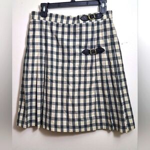 Nordstrom Vintage Plaid Kilt Styled Skort